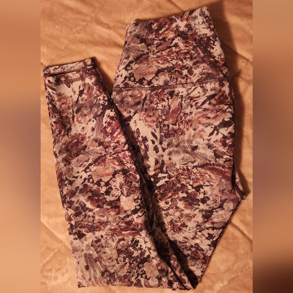 Harmony Balance Abstract Patterned Leggings Size Large